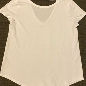 LOFT White Short Sleeve Tee